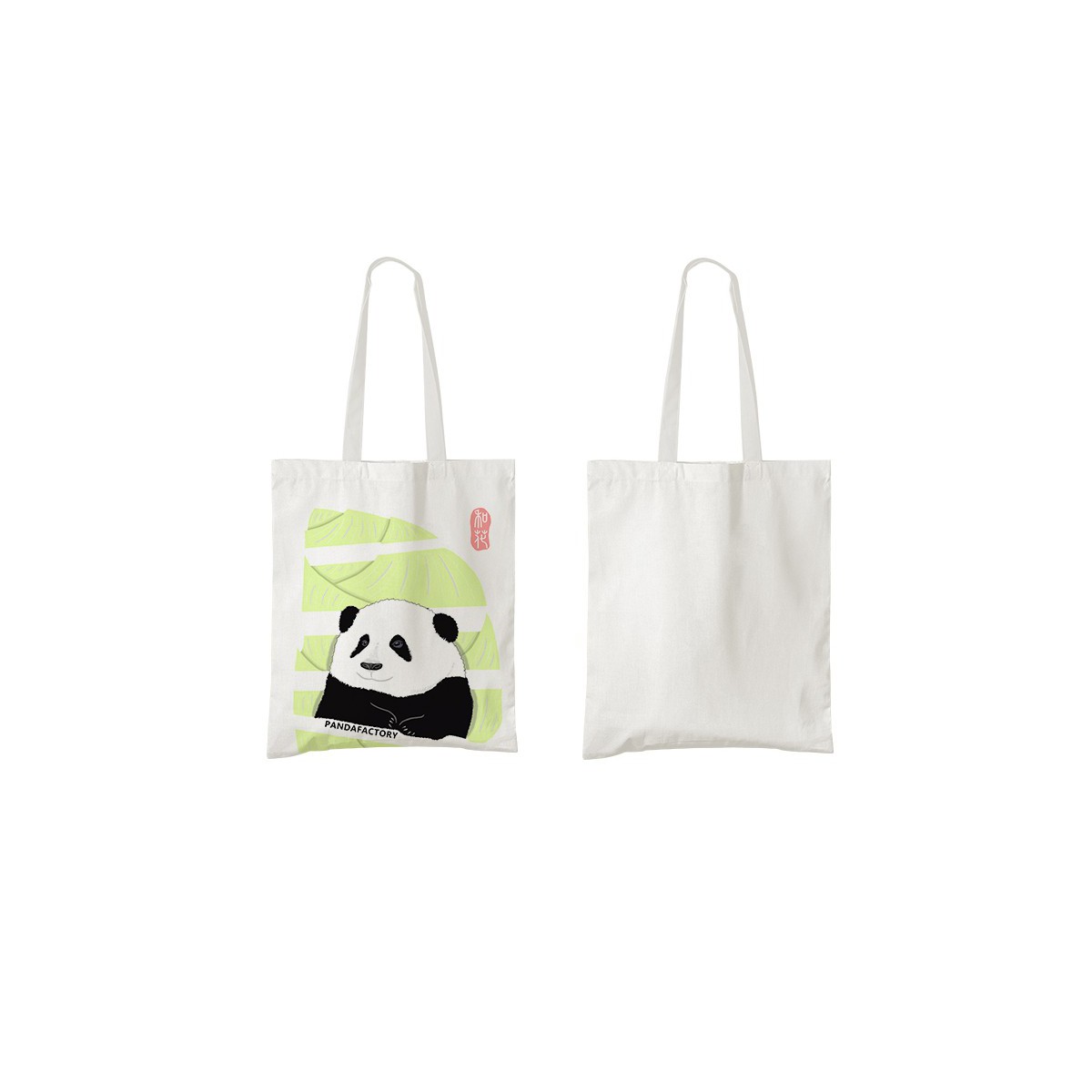 Panda Tote Bag Original Design Hehua Panda Shopping Bag