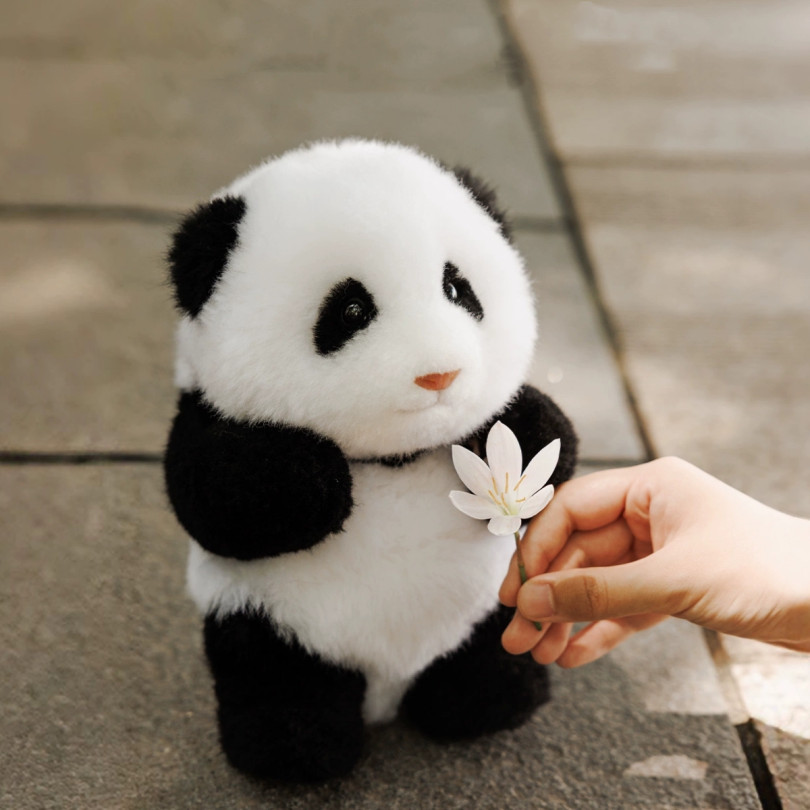 Portable Hua Hua Panda Plush – Big Head Series
