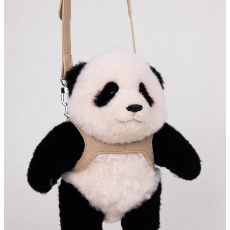 Panda Factory Plush Carrier Strap – Adjustable Hands-Free Shoulder Bag