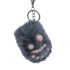 Panda Paw Keychains in 4 Colors