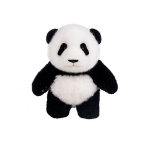 大きな頭のパンダのぬいぐるみ